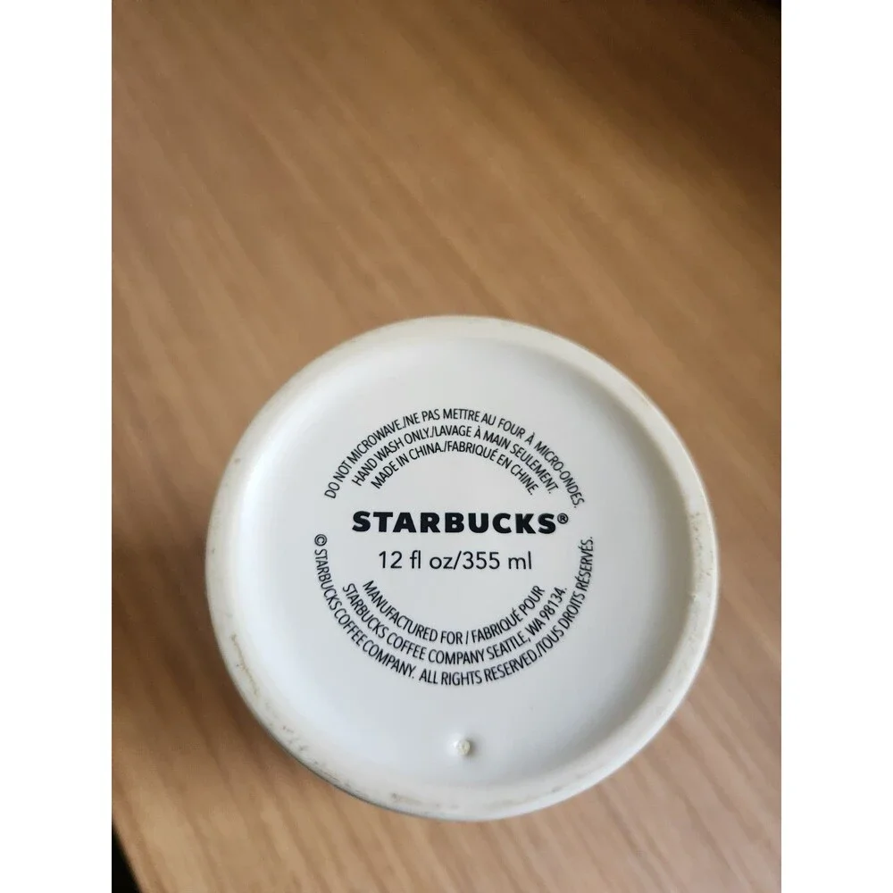 Starbucks North Carolina Ceramic Travel Mug 12oz No Lid